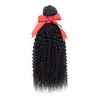 Ombre Mongolian Afro Kinky Curly Human Hair Weave Deep Curly Hair Extensions