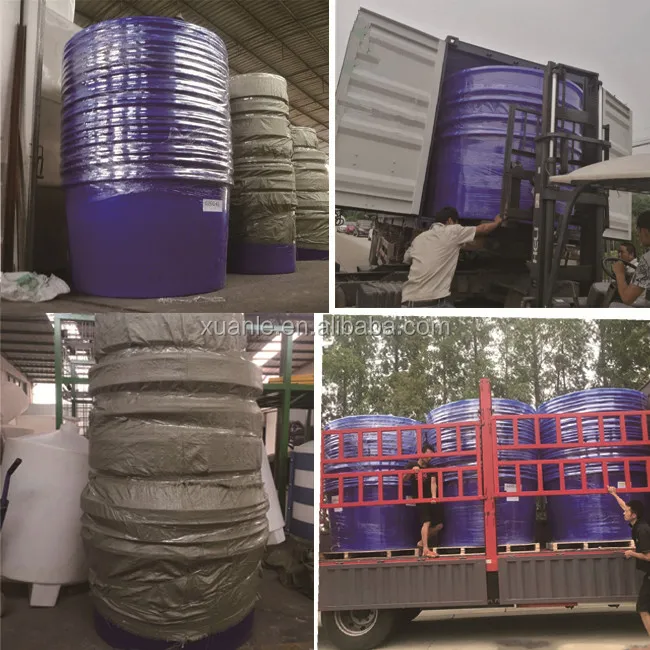 Industrial Aquaculture Big Capacity Tub Round Plastic Container With
