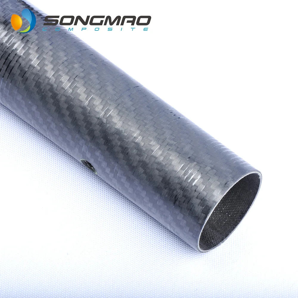 Customized 3k 100 Carbon Fiber Tube With Fittings Buy Carbon Fiber Tube With Fittings,3k 100