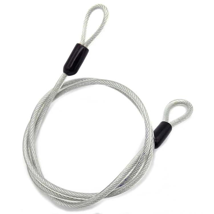 
1.5mm Coated Stainless Steel Tennis Net Rope With Loops 