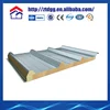 Aluminium composite panel Zinc Coated White Steel Insulated rock wool Sandwich Panel Price