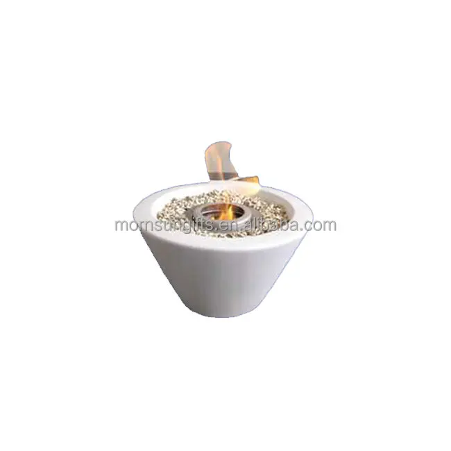 Decorative White Ceramic Fire Pit Bowl For Decor Buy Fire Pit