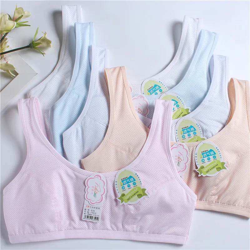

Wholesale high quality factory breathable teens bra for little girl kids