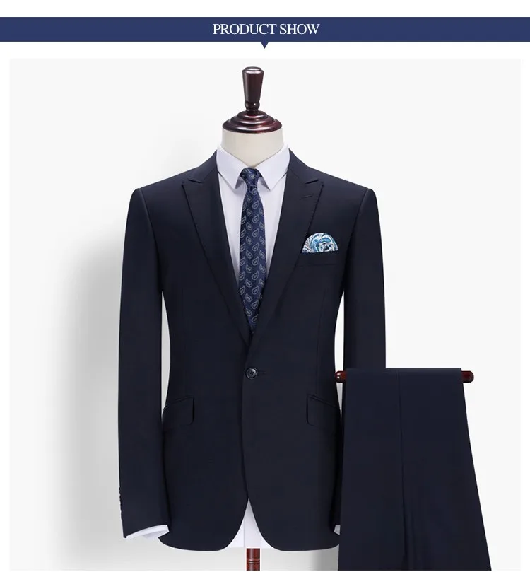 navy blue suit design for men