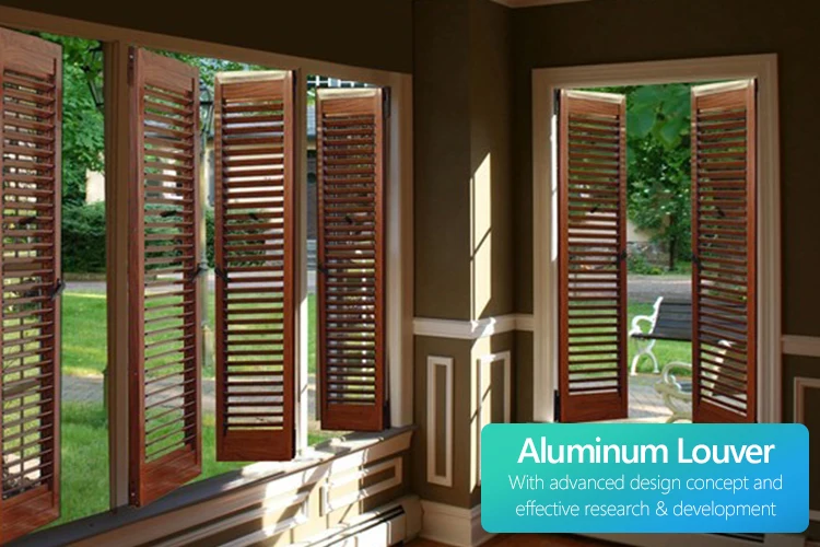 aluminum frame swing louver windows house livingroom metal water proof jalousie blinds shutters window