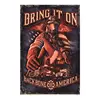 Bring it on Backbone of America Vintage Tin Sign Decor Wall Cafe Bar Wave Garden Room Garage Club Plaque Painting Retro Metal