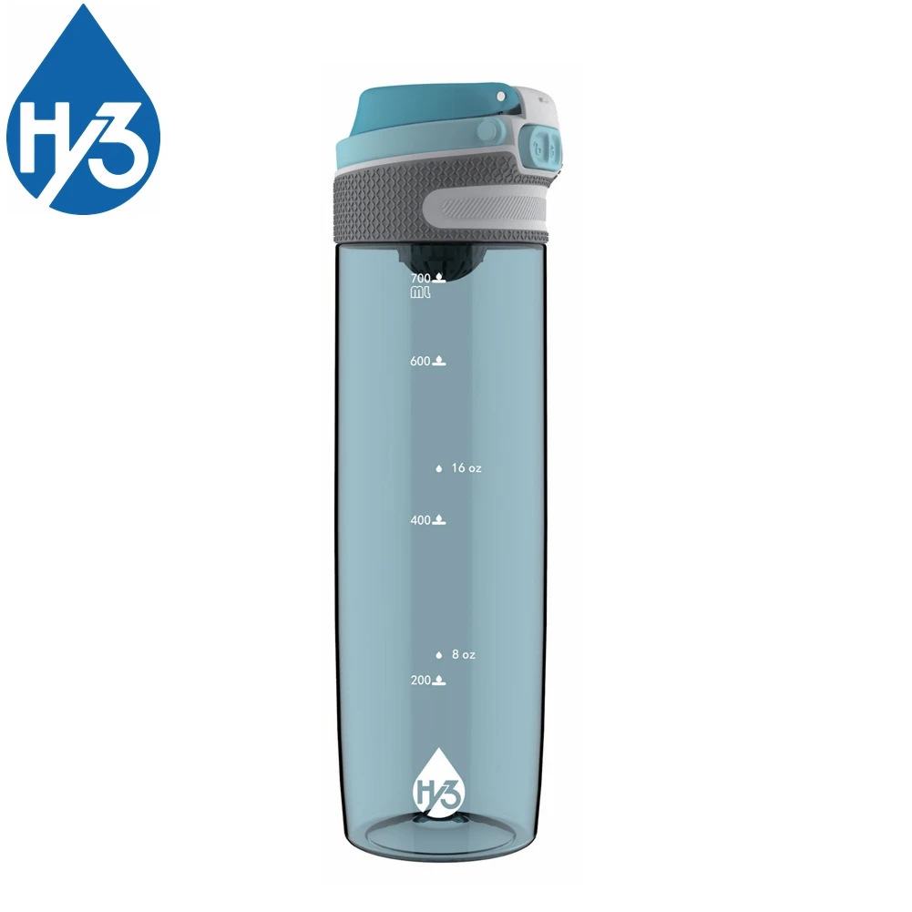 

Hy3 easy drinkware plastic 750ml water bottle with mist lock, Midnight;sunrise;afternoon sky