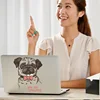 Motivational Life Quote Happiness can be found Clear Vinyl Printed Decal Sticker for Laptop Macbook Trackpad