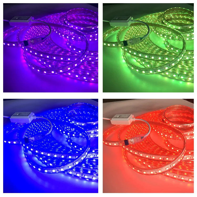 Tira Led Flexible 220v Rgb 110v Rgbw High Voltage Led Strip Roll - Buy ...