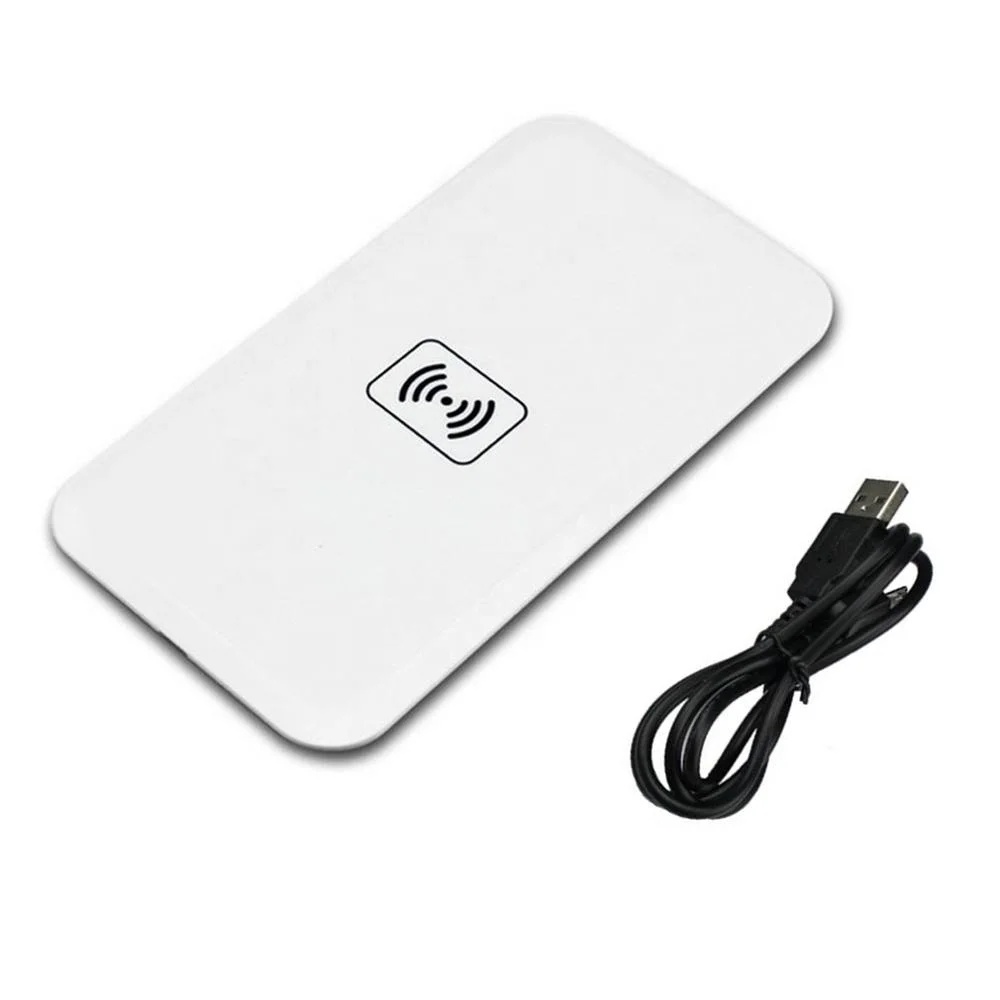 

New trending ultra thin portable car wireless charger pad for mobile phone, White, black