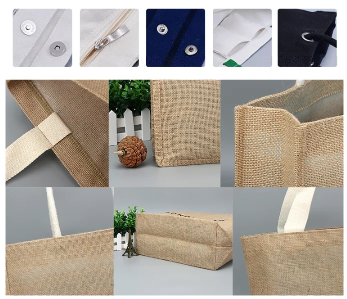 Jute Tote Bag With Leather Handles Wholesale Jute Tote Bags Buy Jute