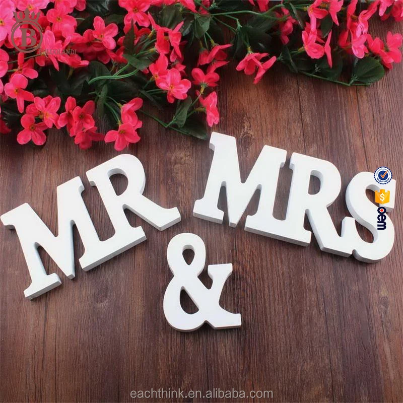 mr and mrs wedding props