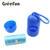 2019 Custom Logo Custom Dog Poop Bag Dispenser Kitchen Trash Bag Holder Pet Dog Garbage Waste Clean-up Bag Bone Shape Dispenser