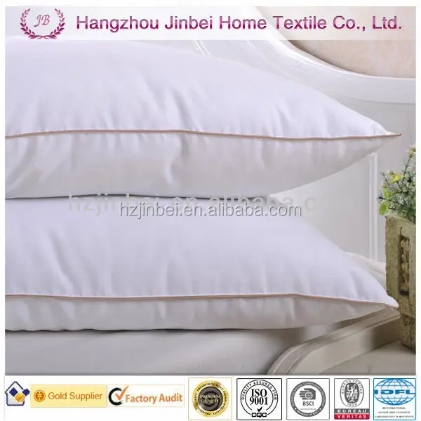 Hotel Bulk White Pillow Cases Feather Filling Inner Pillow Case