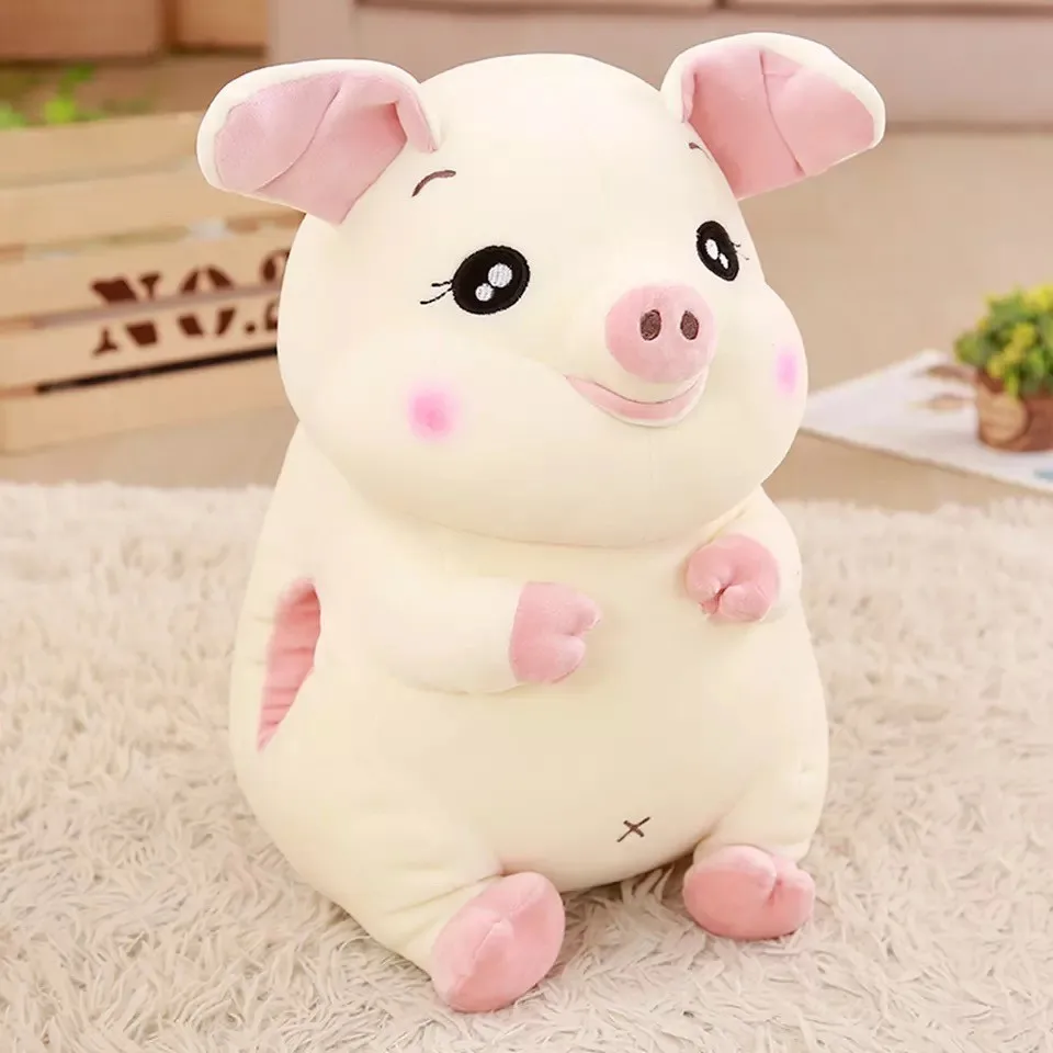 factory wholesale cute soft toy pink pig sweet baby stuffed