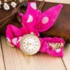 New Design Ladies Watch 2019 Dot Cloth Bracelet Diamond Watches For Female WW072