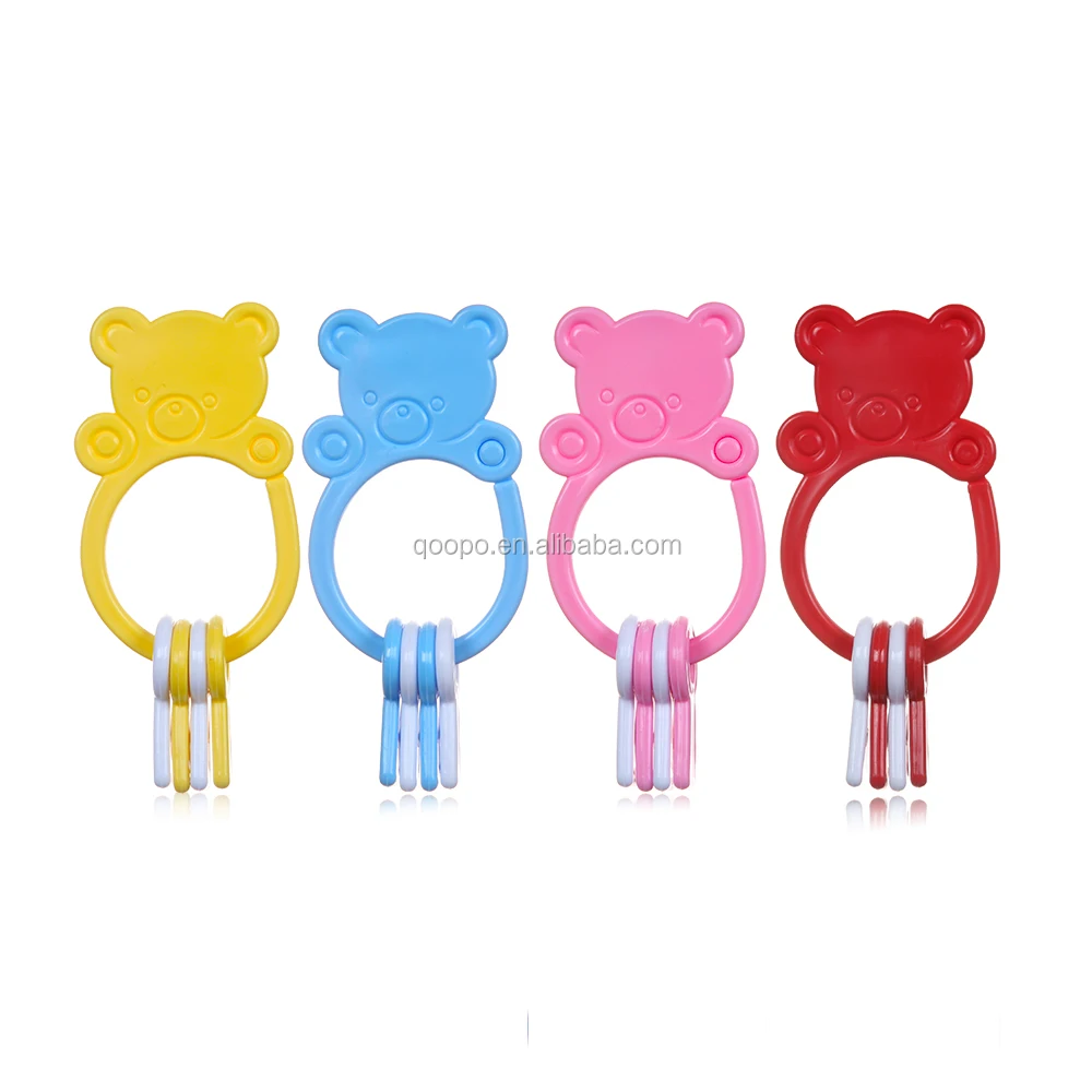 
Hot Sell Products 2020 Eco friendly Stocked Funny Plush Baby Wrist Rattle 