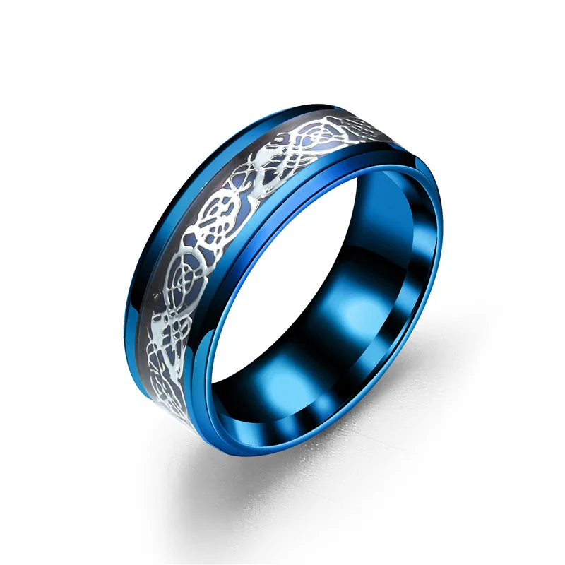 

Men's Stainless Steel Dragon Ring, N/a