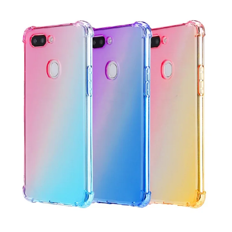 

HOCAYU Hot Sale Anti Scratch Multi Color Tpu Soft Case For Oppo R15