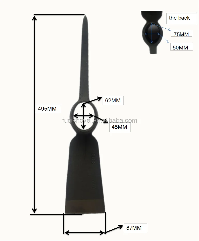
handle tools farm tools pick head pickaxe P406 