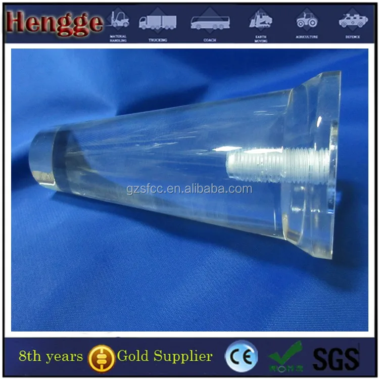 Clear Round Acrylic Rod With Thread Hole,Middle Screw Acrylic Rod,Pmma ...