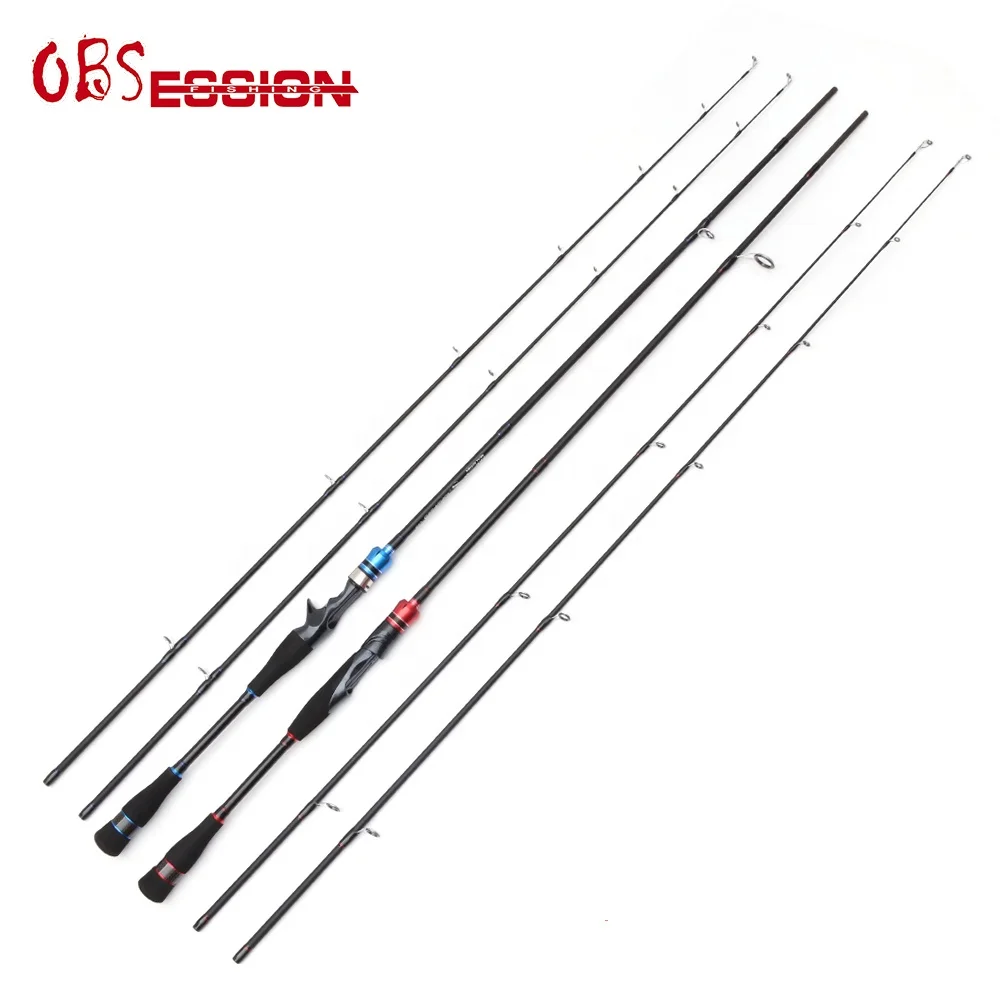 

OBSESSION Brand 2.1m 2.4m Extra Tips Multi action fishing rod in stock for wholesale free sample OEM available, Black or customized