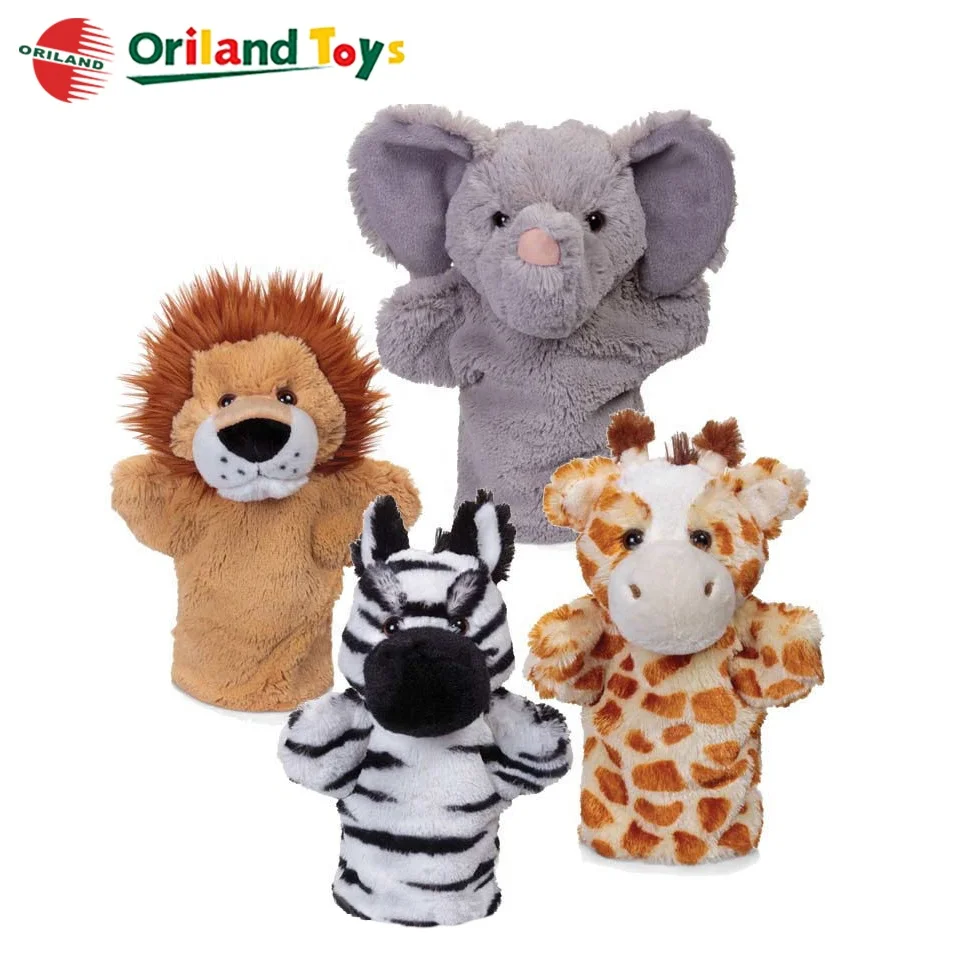 Icti Factory Lovely Animal Cheap Custom Plush Hand Puppets For Adult