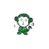 Perfect Promotional Item Cute Monkey Shaped Charm Liquid Crystal Mood Color Changing Stone Ring