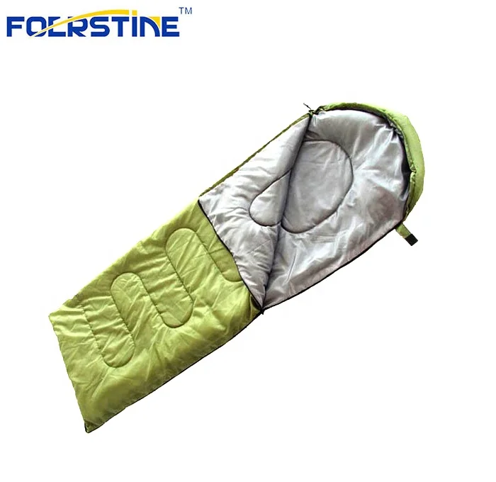 
210*75CM 170T polyester Warm weather ultra lightweight army sleeping bag with Hollow fiber Filling For Single Person 