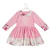 OEM Baby Girl Modest Party Dress Flower Lace Dress