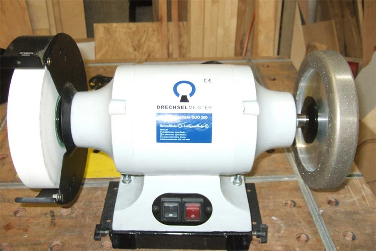 6 Inch Woodturning Rough And Fine Grit Grinding Wheel Bench Grinder Stone Wheel Buy Bench