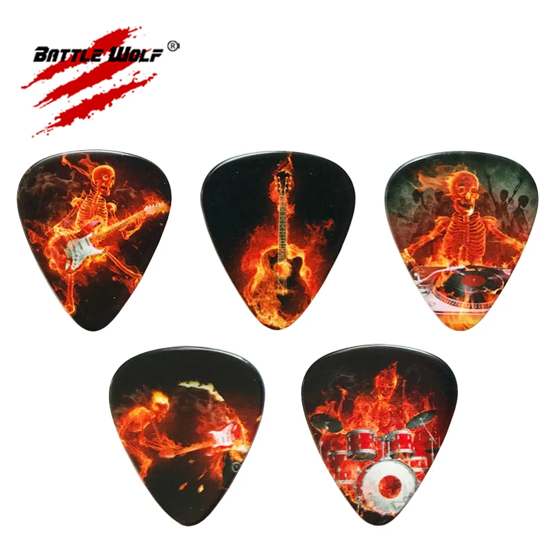

High Quality Custom Guitar Pick Mould, Colorful