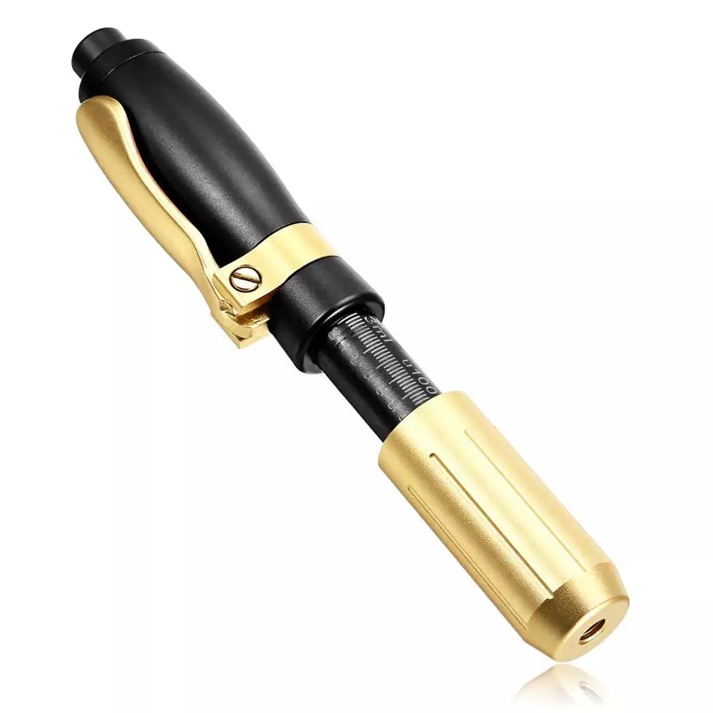 

New Model Needle Free Lip Filler Pen Noninvasive Nebulizer Injection Pen, Gold