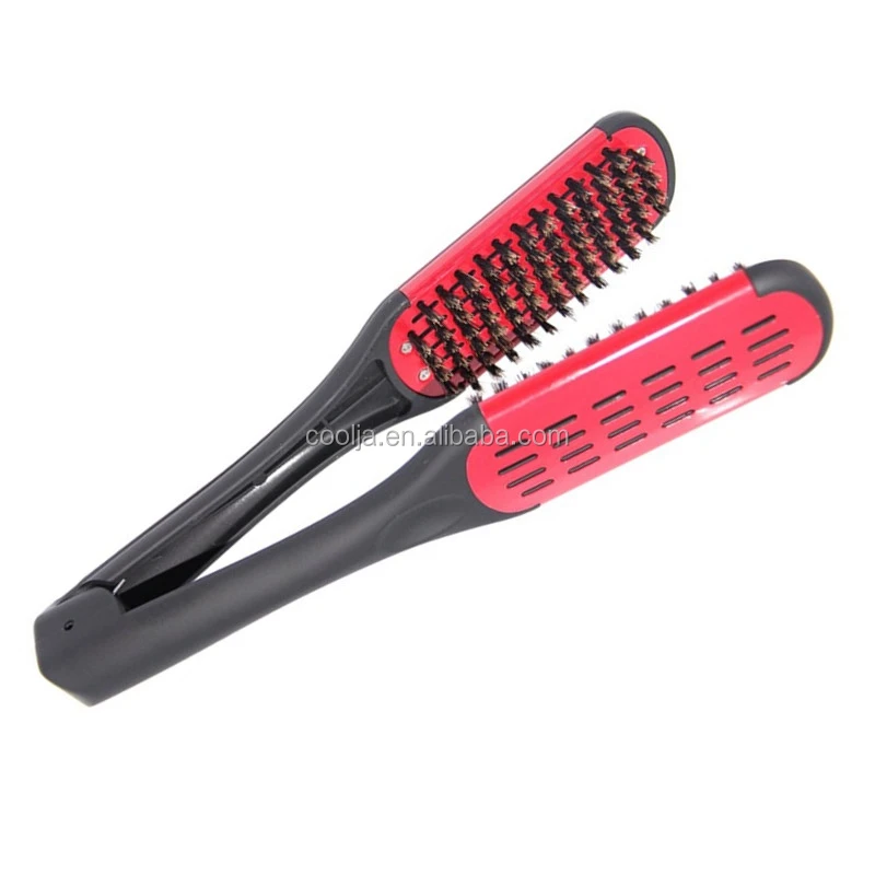 Hot Sale Hair Hairdressing Ceramic Straightening Comb Double Sided