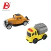 HUADA 2019 Children Top Sale 4 Styles Mixed Friction Power Die Cast Construction Truck Car Toy Set