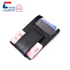 RFID Theft Brush Card Sets Anti Magnetic RFID Dollar Ticket Folder Anti - Scanning Card Package Wallet RFID leather Card Holder