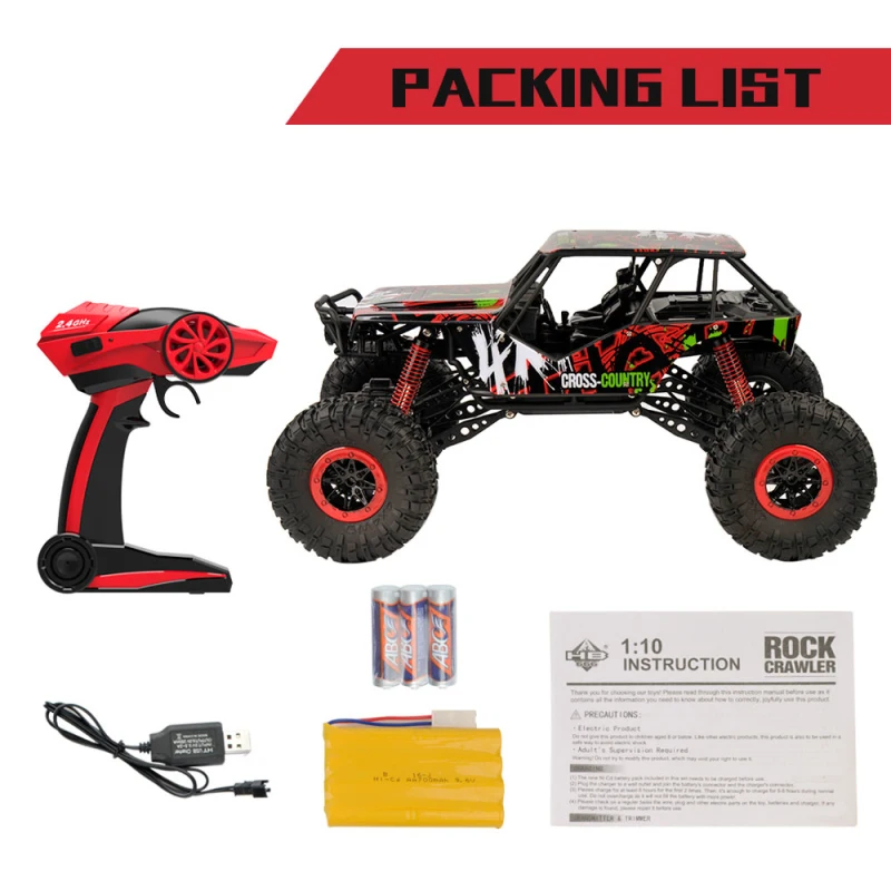 HB-P1001 RC Car 2.4GHz Rock Crawler Rally Cars 4WD Truck Scale Off-road Race Vehicle Buggy Electronic RC Model Toy For Children.jpg
