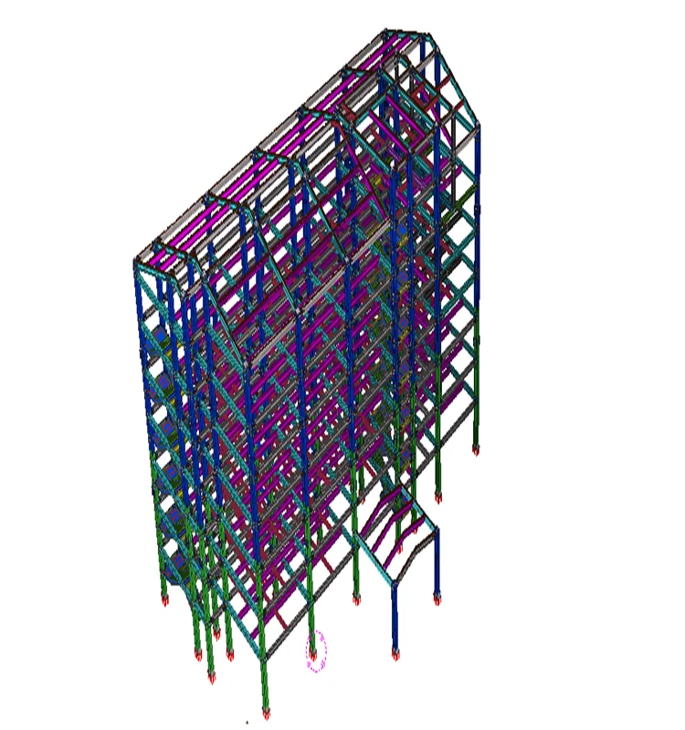 2017 factory price light weight prefabricated the office building steel structure