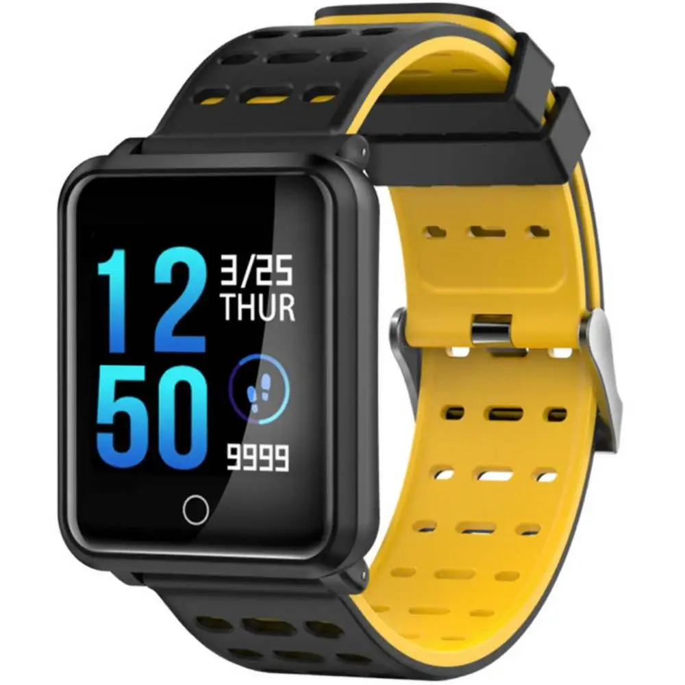 

1.3 inch IPS Color Screen IP68 waterproof Heart Rate monitor N88 Sport Smart bracelet Watch 2018