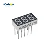3 Digit 7 Segment Led Display Red 0.25 inch Seven Segment Display For Electronic Device