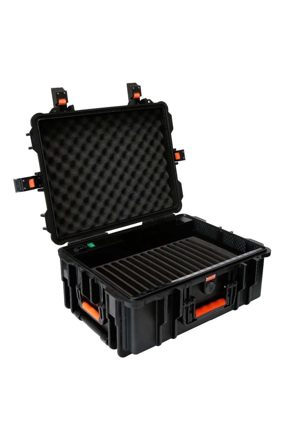 Usb 16 Bay Charging Trolley Cart With Portable Pull Rod Box Case Buy Usb Charging Trolley