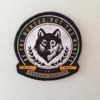high quality cheap wholesale hot sale Woven Patch Label with Merrow Border, Customized Designs Welcome