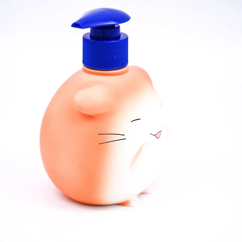 Custom Cartoon Kid Bath Bottle Plastic animal cartoon baby shampoo bottle