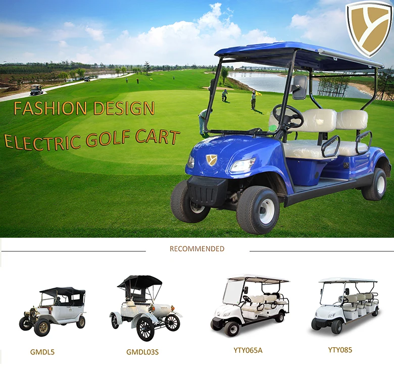 CE approval high quality 4 seats golf club car