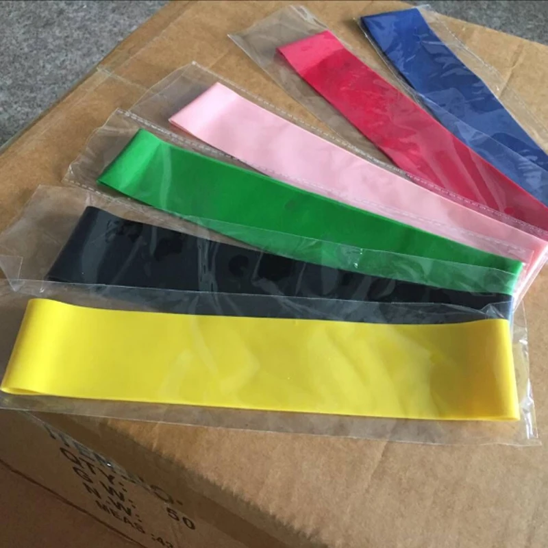 Green /black/red/yellow/blue/purple/pink Gym Bands Color And Latex ...