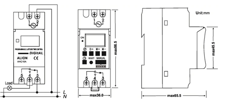 Ahc15a инструкция на русском реле времени Ahc15a-u-12v-16a 24 Hour Alion Timer Programmable Electronic Timer Switch 220v -