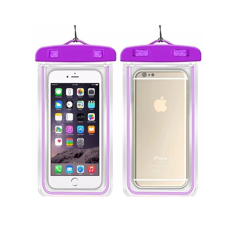 

Sam Technology] IPX8 Waterproof Phone Pouch Phone Case and Accessories, Phone Waterproof Bag, Black;blue;green;orange;pink;purple