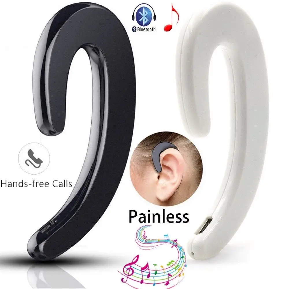 

Bone Conduction Bluetooth Headset Wireless Sports Headphone Earphone W/ Mic, N/a