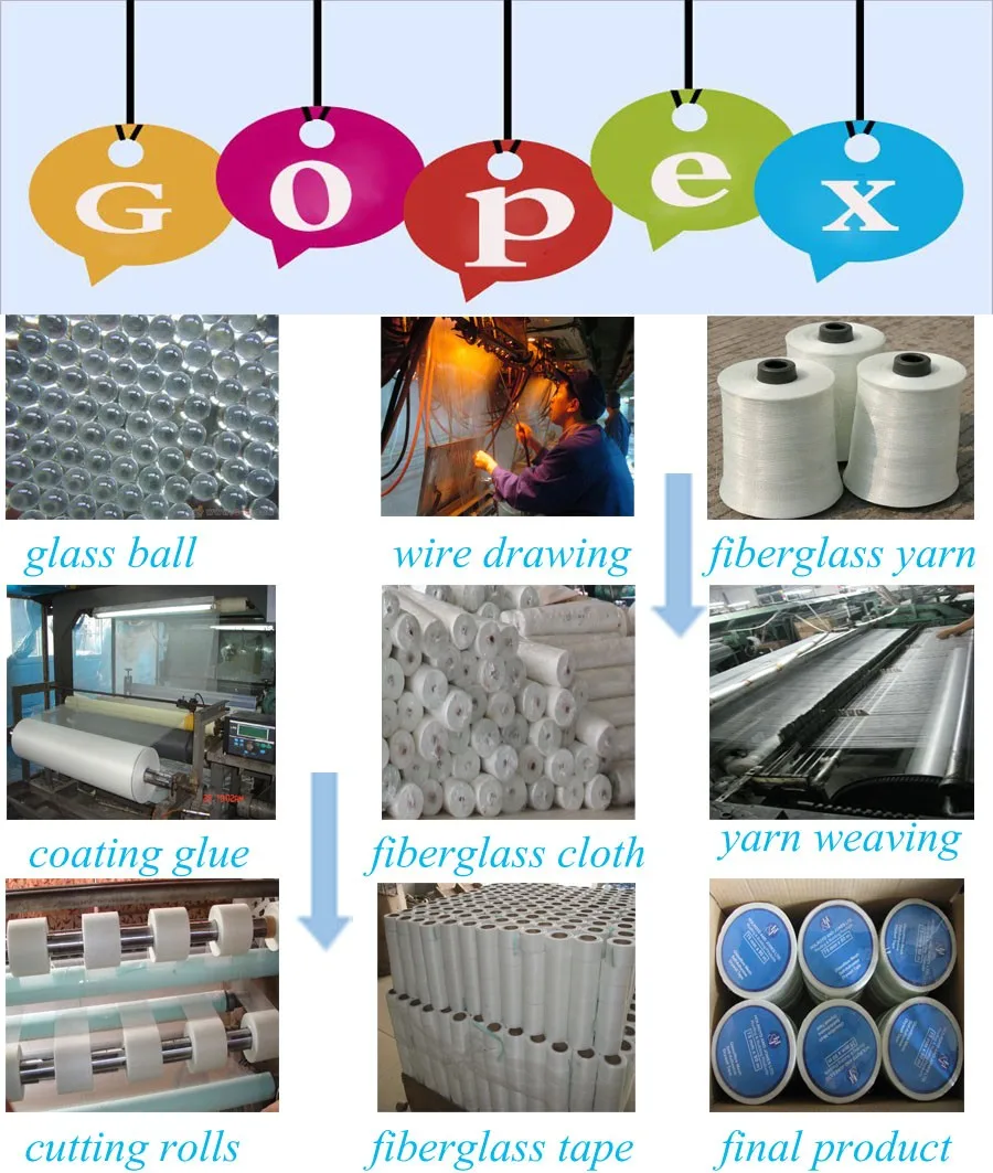 Drywall Joint Self Adhesive Fiberglass Mesh Tape For Repair Cracks