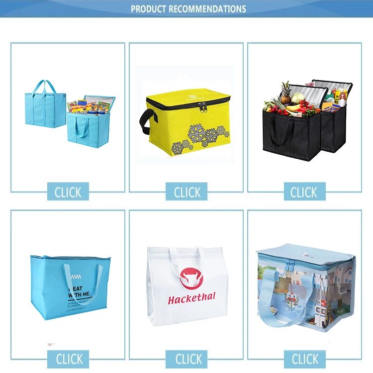 Free Samples Leak Proof Liner Portable Durable Canvas Lunch Bag Cooler